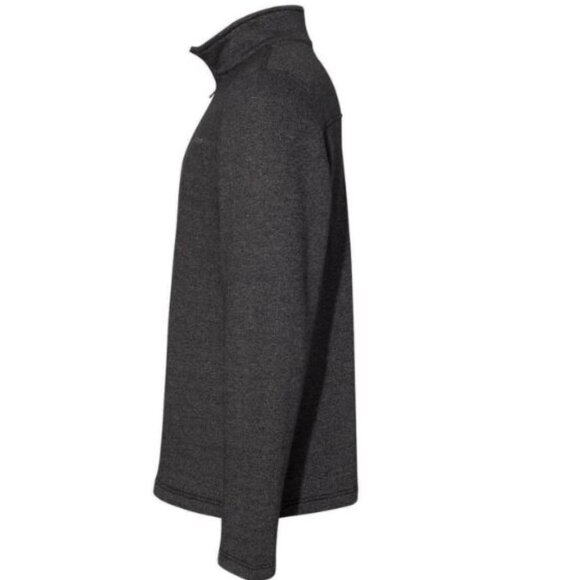 Columbia Men's Black Heather Great Hart Mountain III Half-Zip size XXL - Picture 5 of 7
